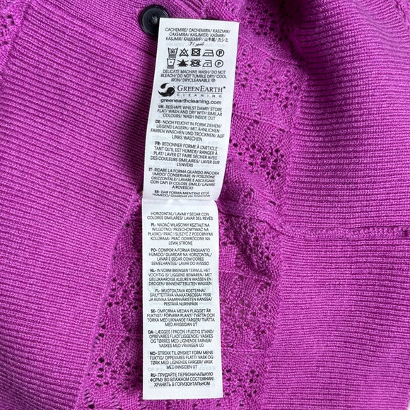 Boden Tia Pointelle Ruffle Frilled Cardigan Sweater Pink coquette Cottagecore - Picture 7 of 11